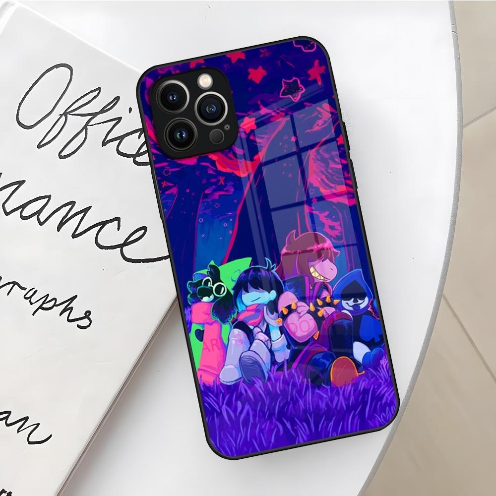 Game Deltarune Phone Case for Iphone 17 16 Air 15 14 12 11 13 Pro Max Mini X Xr Xs Se Puls Glass Cover