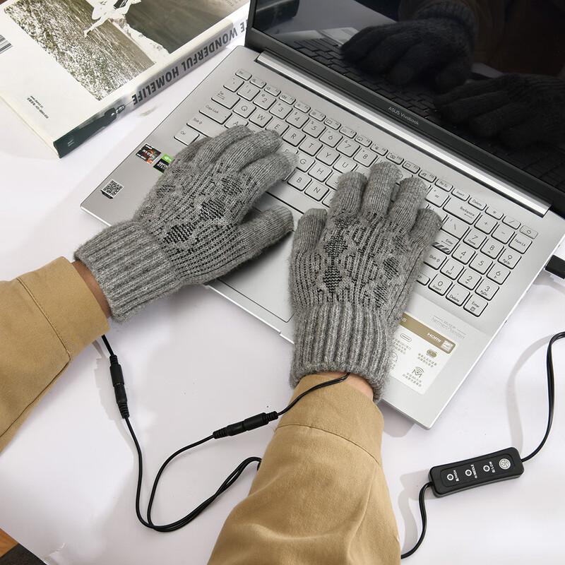 USB-перчатки с подогревом Tingbai, на всю ладонь, перезаряжаемые