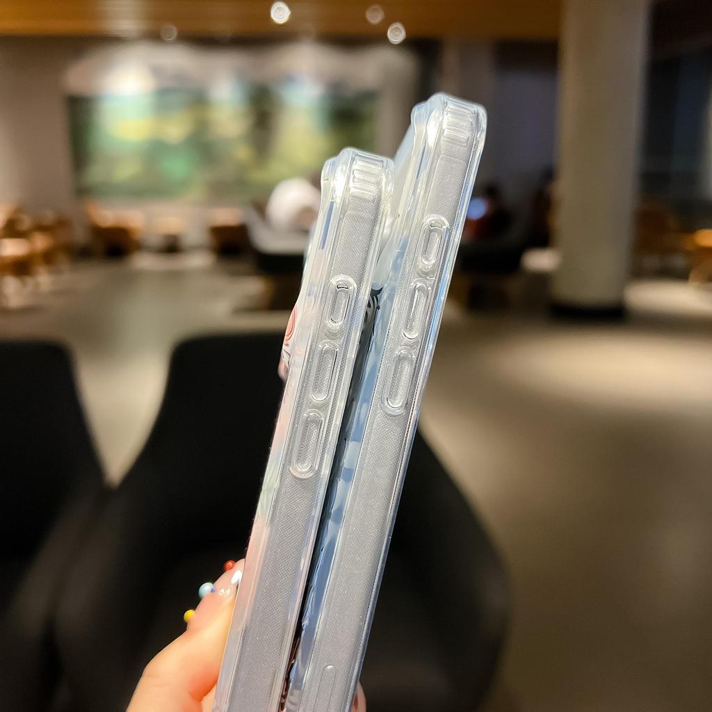 Capa de Telefone Floral Apple 17 ProMax – Design Estético de Cobertura Total para Proteção Dois em Um
