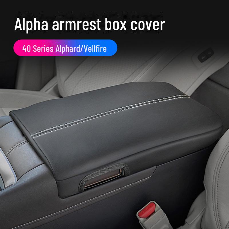 

Крышка подлокотника Toyota Alphard 40 Series — совместима с Alphard/Vellfire, кожаный салон.