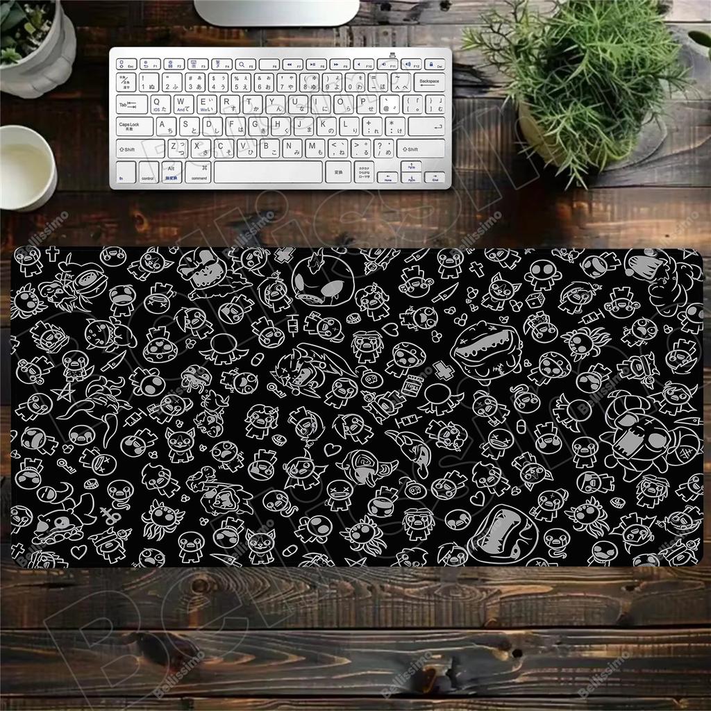The Binding Of Isaac Xxl Mouse Pad Gamer Non-slip Mat Gaming Keyboard Mousepad Mats Pc Mausepad Computer Accessories Deskmat