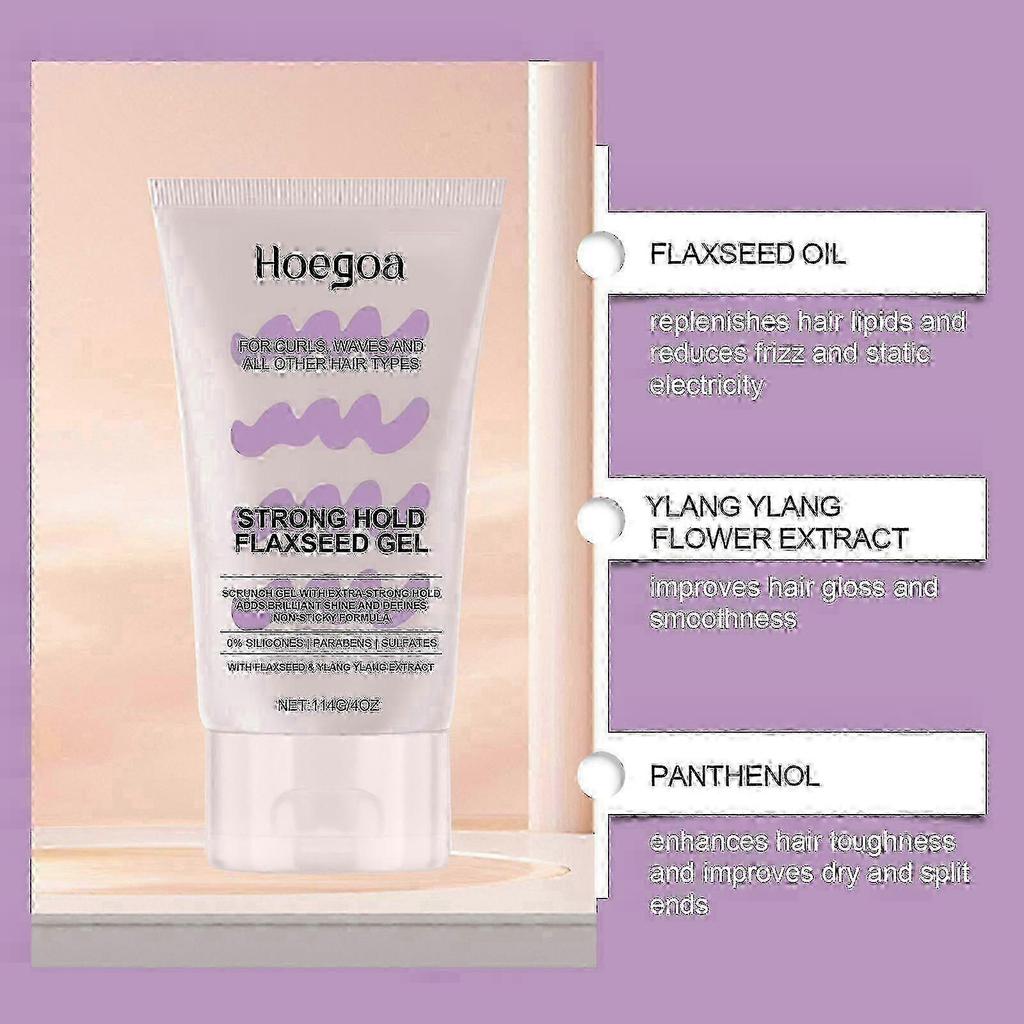 3X Curls Strong Hold Gel + Hydrating Curl Cream Set, Long-lasting Extra Strong Scrunch Gel for Defined Curls, Curl Cream for Smooth & Defined Curls