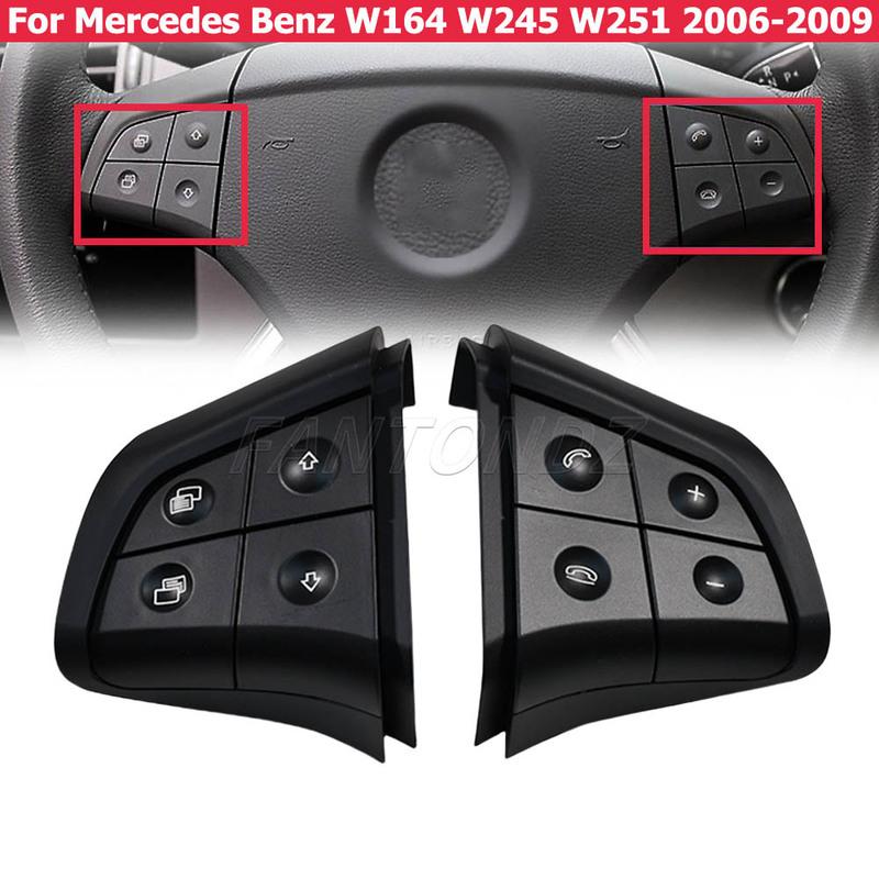 Car Auto Multifunction Steering Wheel Switch Buttons Audio Phone Control Key For Mercedes Benz W164 W245 W251 ML GL B R Class