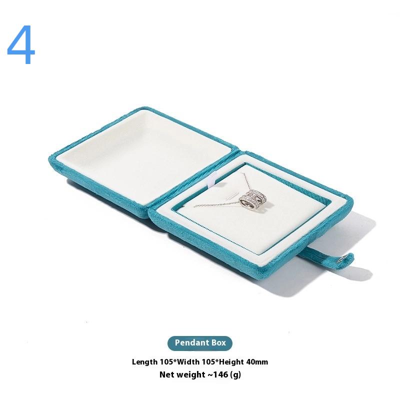 Velvet Ring Box Classical Earring Necklace Bangle/Bracelet Case Jewelry Gift Box For Wedding Jewelry Display Storage Box