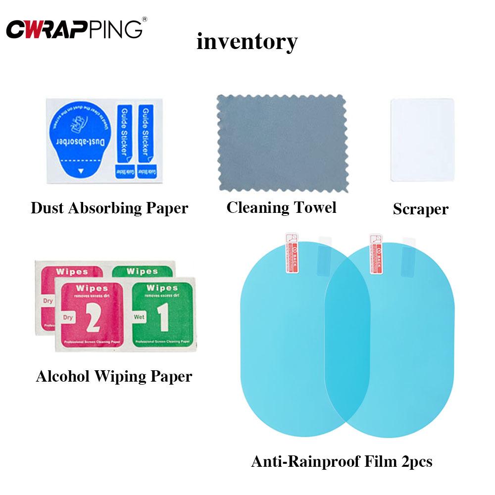 Auto Stickers Car Protective Rearview Rainproof Waterproof Mirror Film DIY Side Anti Fog Decal for Motorcycle Car Accessories
