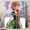Disney Pearl Painting Frozen Anna 5D DIY Pearl Picture Crafts for Adults/Beginners Gift Ideas Home Decor