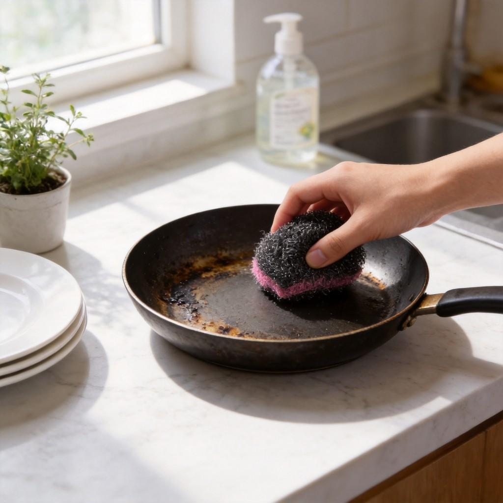 Stainless Steel Scrubber For Kitchen Cleaning With Anti Oil Function For Dishwashing And Grease Removal