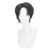 Jujutsu Kaisen Yuta Okkotsu Cosplay Wig, Black Side-Parted High-Temperature Fiber Hairpiece