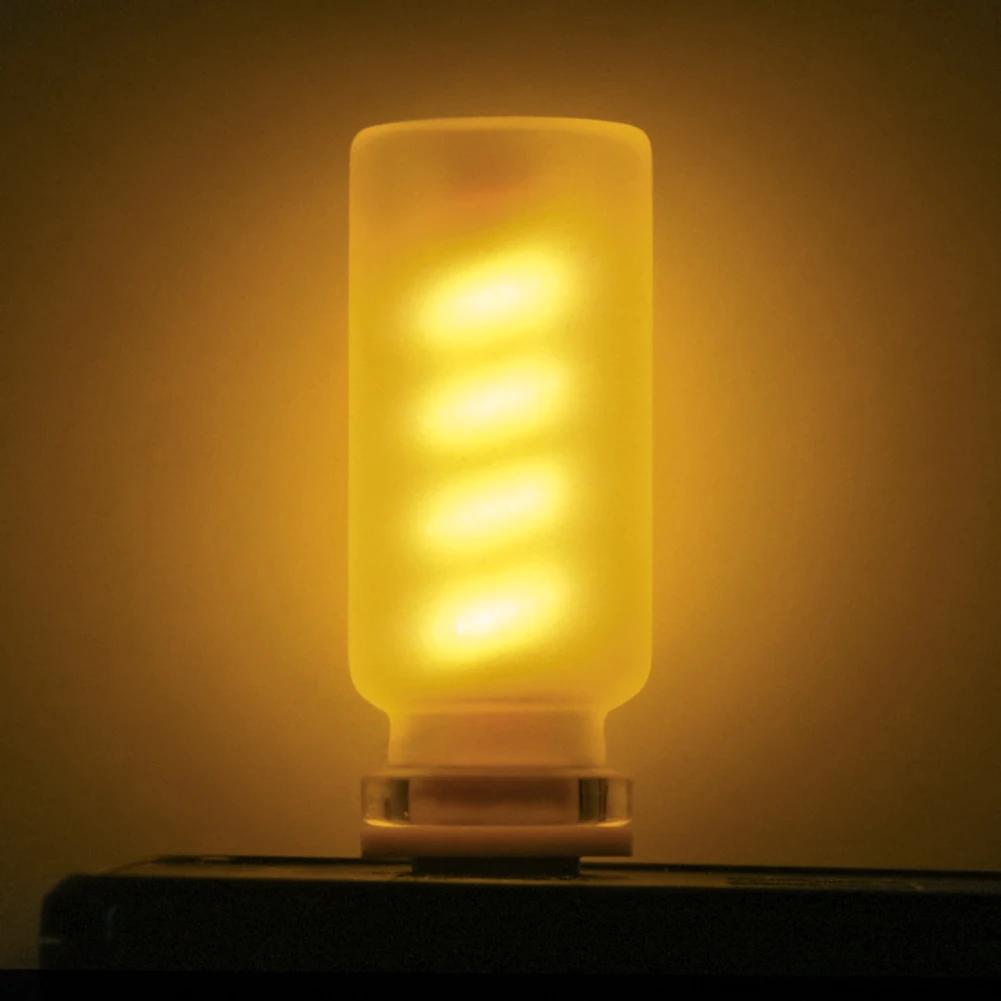 Frosted USB LED Filament Touch Dimming Bulb 5V Retro LED Edison Bulb Night Light Camping Decorative Lighting Plug-and-Play