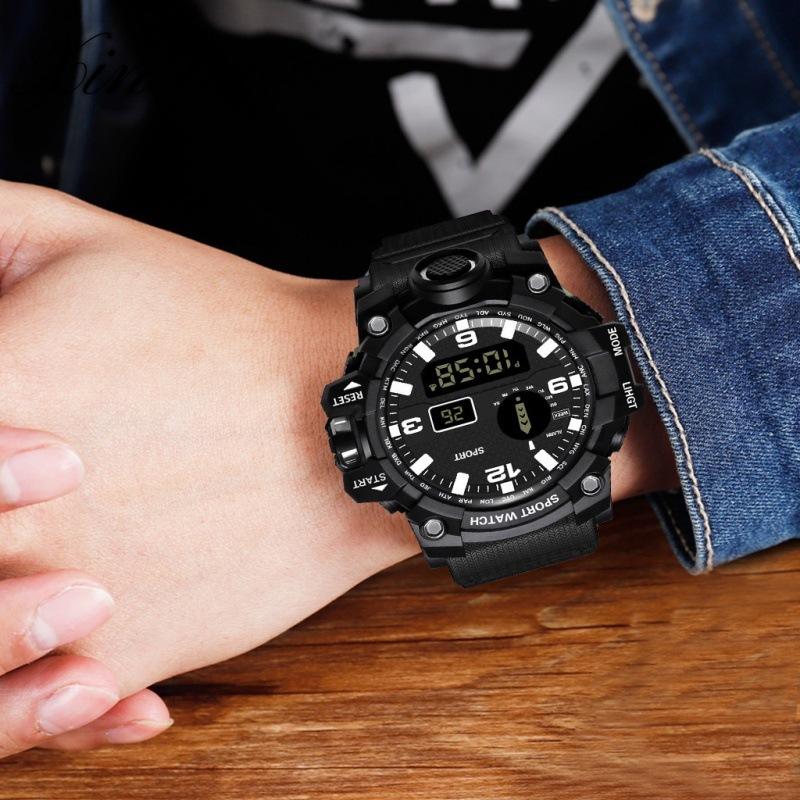 Large Dial Waterproof Sports Electronic Watch Casual Junior High School and High School Male Student Electronic Watch