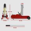 Low Profile Jack, Hydraulic Racing Floor Jack, 8-38cm Lifting Range, 2.5 Ton Capacity, Red
