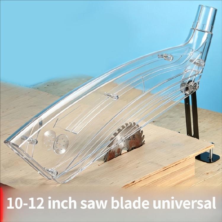 Table Sawing Protector Cover Plastic Sawing Guard with Vacuum Splitting Cutter Dust Debris Protective Accessories