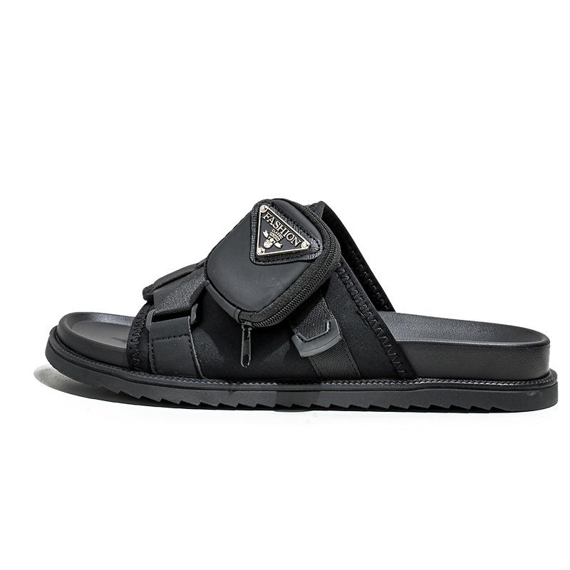 3221 Light Luxury Slippers Men's Summer Men's Outdoor Thick-bottomed Versatile Sandals High-end One-word Slips