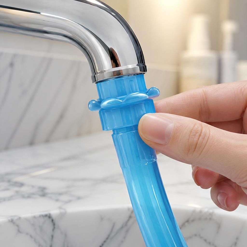 Silicone Connector Pet Bath Hose with Adjustable Nozzle Flexible Water Hose for Animal Washing and Grooming Bathing Tool