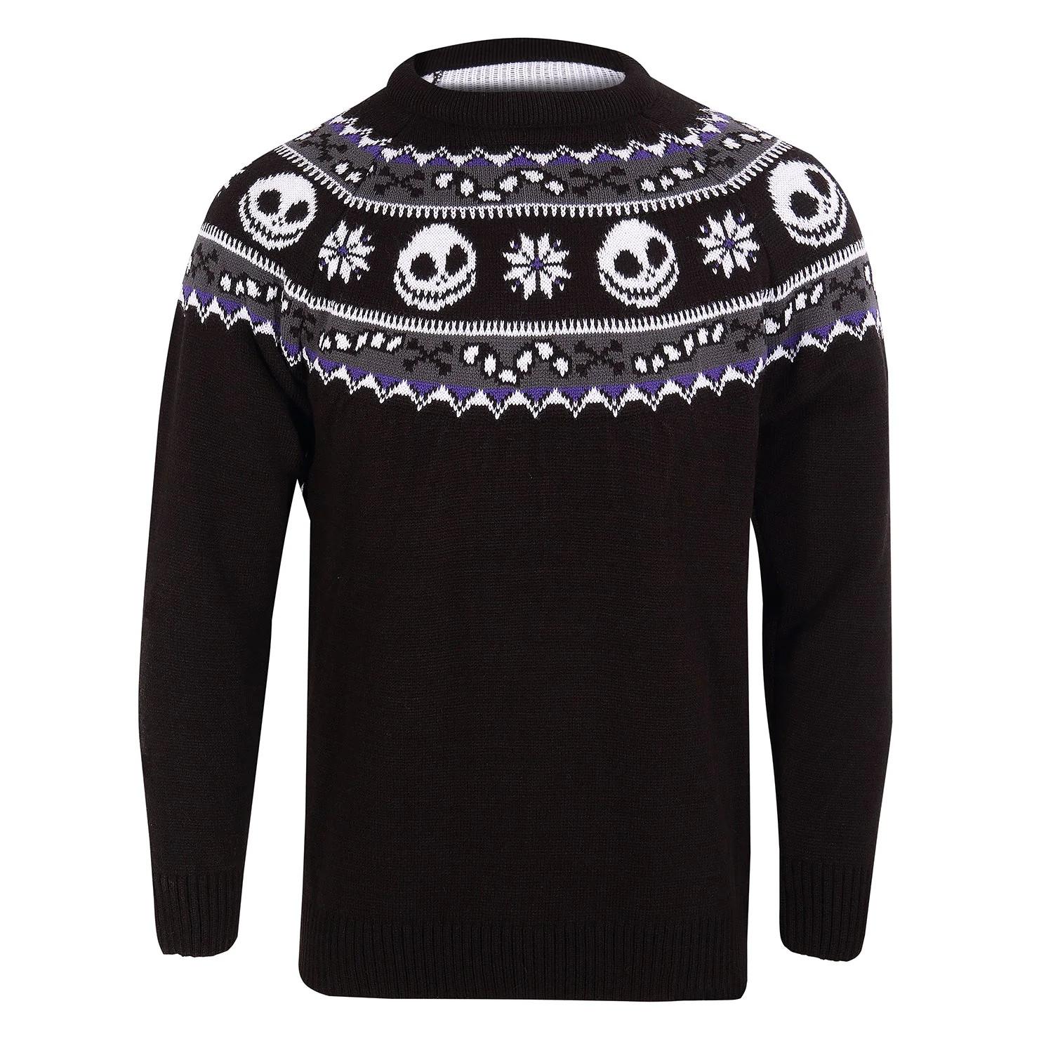 

Nightmare Before Christmas Jack repeat Knitted Jumper S