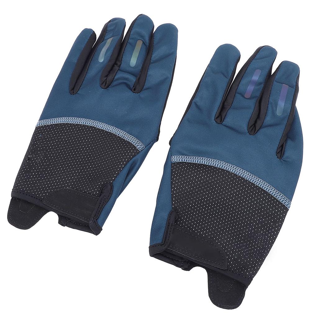 1 Pair Cycling Gloves Full Finger Touch Screen Non Slip Motorcycle Gloves for Men Women Spring