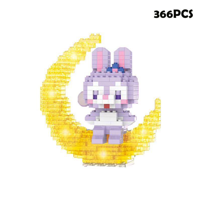 Disney Mickey Minnie Goofy Cartoon Building Blocks For Kids' Intelligence Development