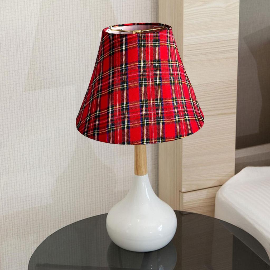 Cloth Table Lamp Shade Cover Decoration Easy Assembly Decorative Rustic Light Lampshade