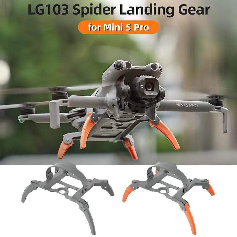 Foldable Drone Landing Gear Elevated Protective Spider Leg Stand Quick Release Support Frame For Drone Takeoff Landing Accessory