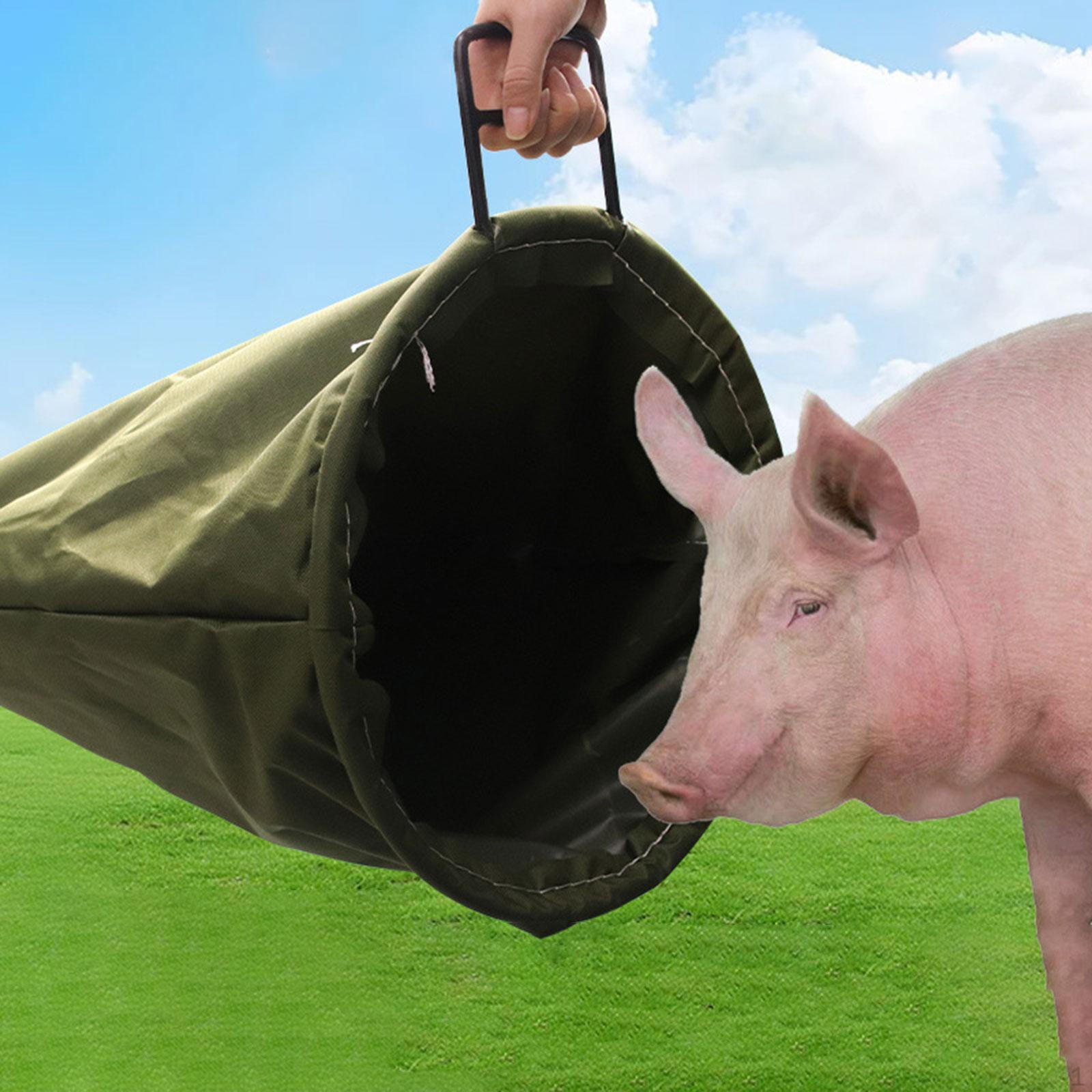

Чехол для головы скота для свиней, помощь при обращении, мешки для свиных голов Small