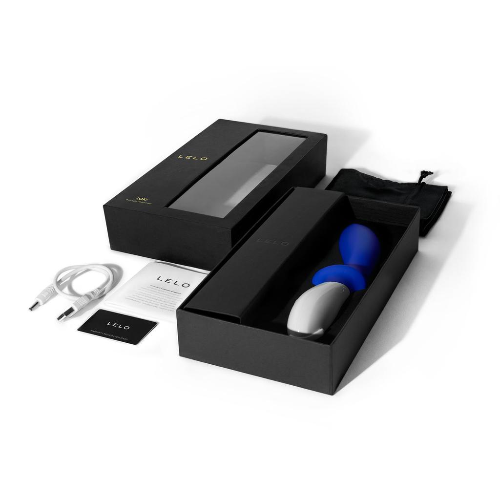 LELO LOKI Prostate Vibrator for Men Anal Vibrator for Sex Toys Rechargeable Anal Goods for 6 Settings - Men, Men, (Federal Blue)