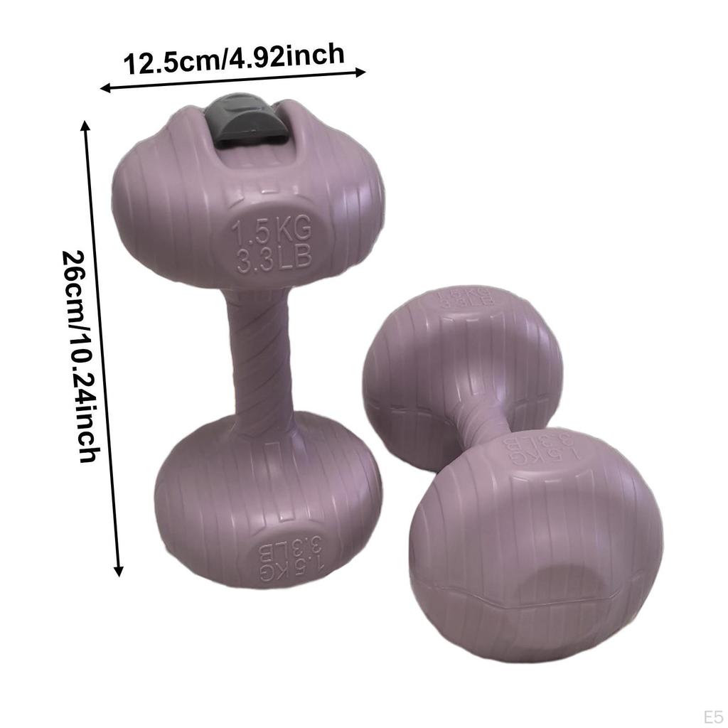 2 Multifunctional Water Dumbbells for Strength Training, Ideal Children In Gyms And
