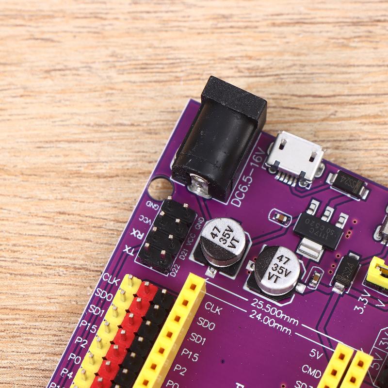 Esp32/Esp32-S Development Extension Board 38-Pin With Triple Power Input (Type-C/Micro Usb/Dc) For Stable Diy Applications