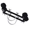 2pcs Oil Ting Hydroelectric Radiator Electric Heater Special Mobile Pulley Bracket Stand Home Office Hardware