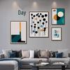 Nordic Minimalist Living Room Wall Art: Warm Sofa Background Decorative Painting Combination