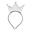 Sparkling Sequins Crown Hairband For Girl Birthday Party Glittering Headwear Toddler Birthday Party Hair Accessory