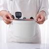 "Large Capacity Microwave Rice Cooker with Double-Layer Steamer and Rice Spoon"
