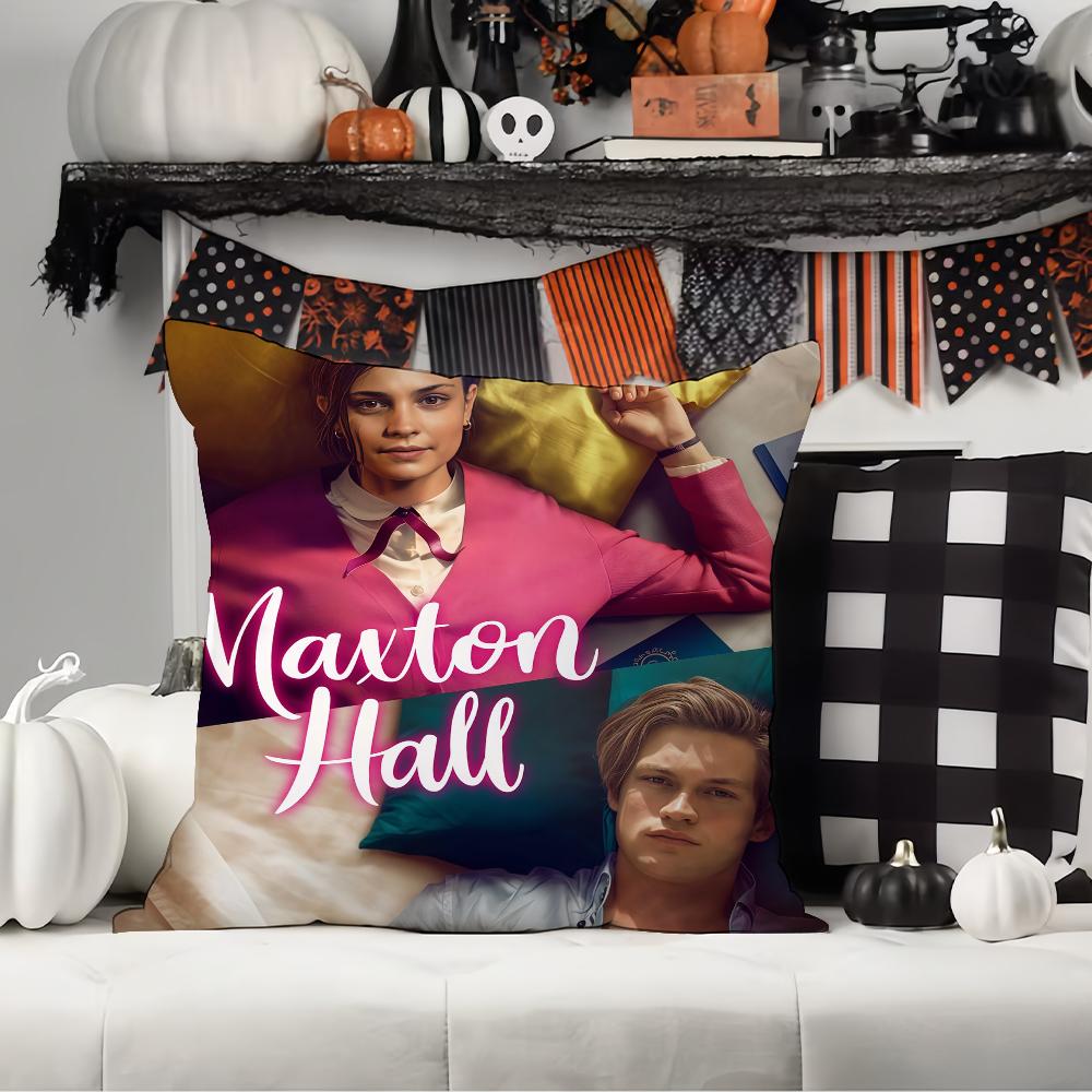 Romance Tv Series Maxton Hall Pillow Case Office Cushions Suitable For Sofa Car Bedroom Decorative Cushion Cover