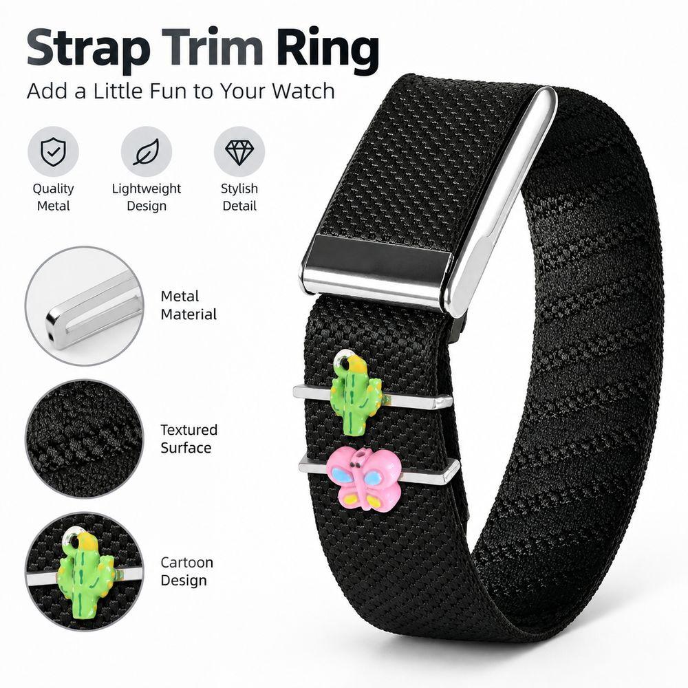 Strap Slide Charm Watch Strap Decorative Ring for Whoop 5.0/5.0 MG/4.0 Watch Band Accessories