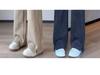 Plus-Size Chenille Velvet Pear-Shaped Wide-Leg Winter Pants – Thick Warm Straight-Leg Cotton with Imitation Lamb Wool