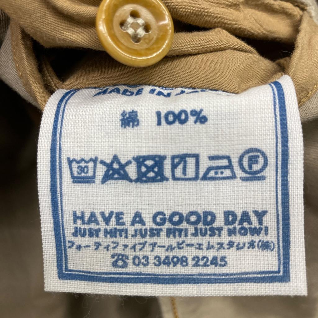 45R 80220021 Beige Rice Satin 908 Single P Coat Coat 1 beigeUsed