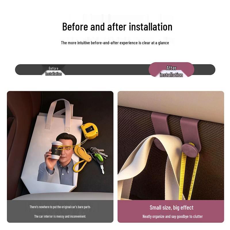 Xiaomi YU7 Passenger Side Glove Box Hook: Multi-Functional Car Storage Accessory