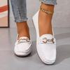 Damen Casual Slip On Mary Jane Schuhe Frühling Herbst Neue Mode Runde Zehe Einfarbig Weiche Sohle Flache Loafer Zapatos De Mujer