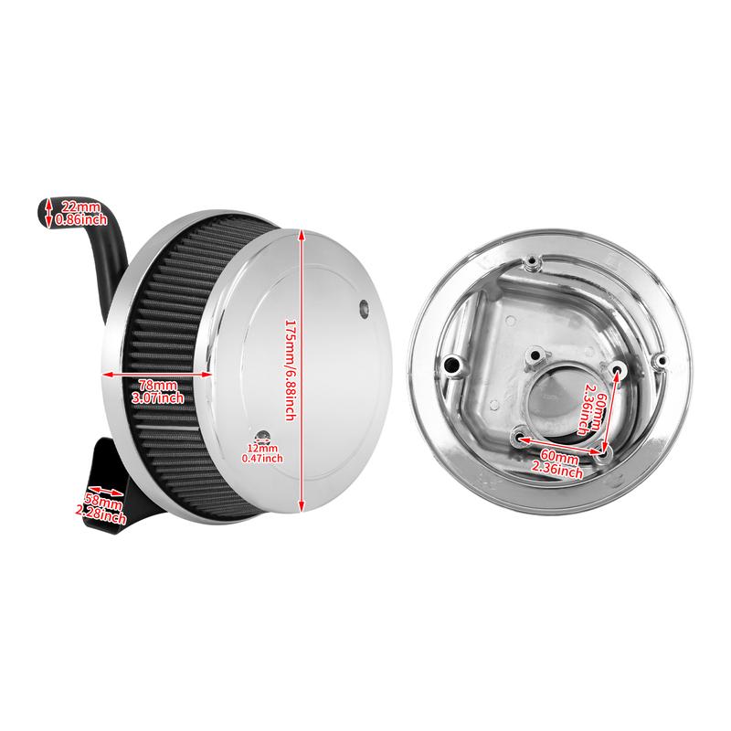 Motorcycle CNC Air Cleaner Filter For Indian Chief Chieftain Dark Horse Classic Springfieid Roadmaster Chief Vintage 2014-2021