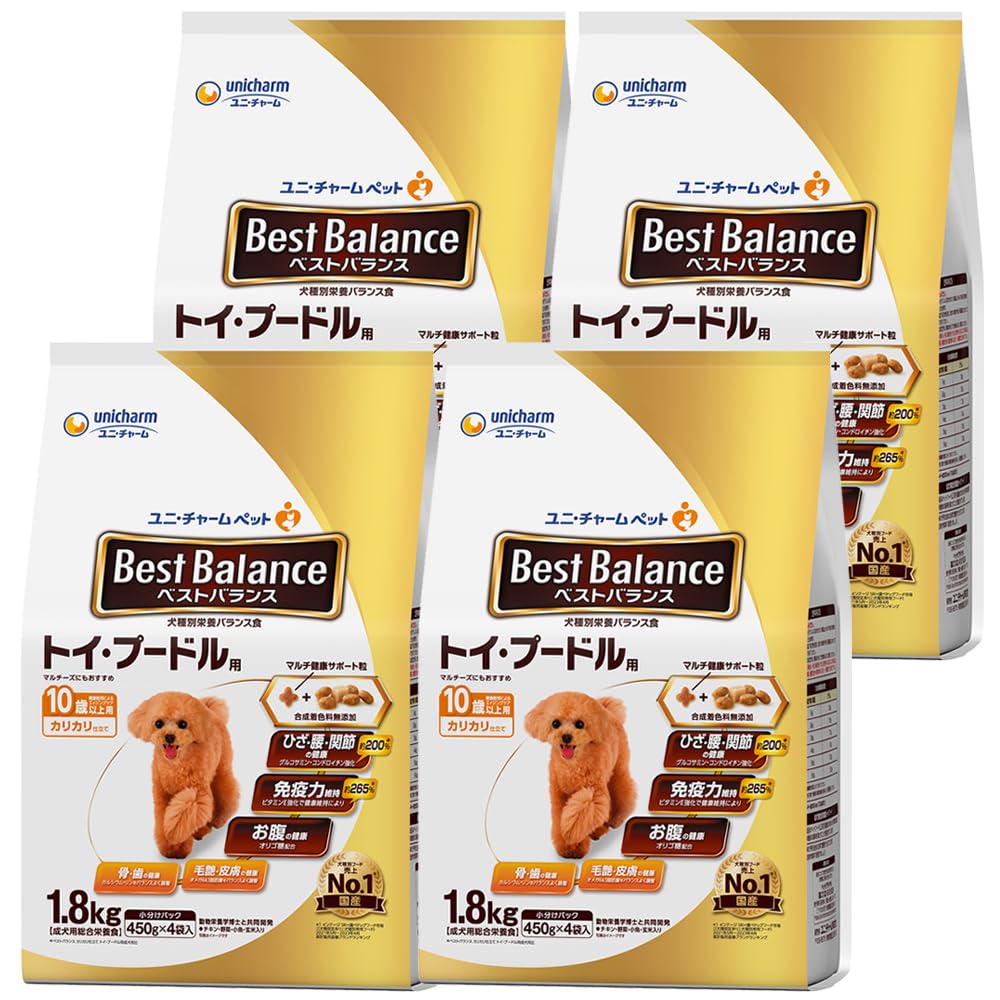 

Best Balance Dog For Toys and Ages 10 and x Made in Unicharm Food, Dry, Crunchy, Poodles, Seniors, Over, 7.2kg (1.8kg 4), Japan, [Case Product]