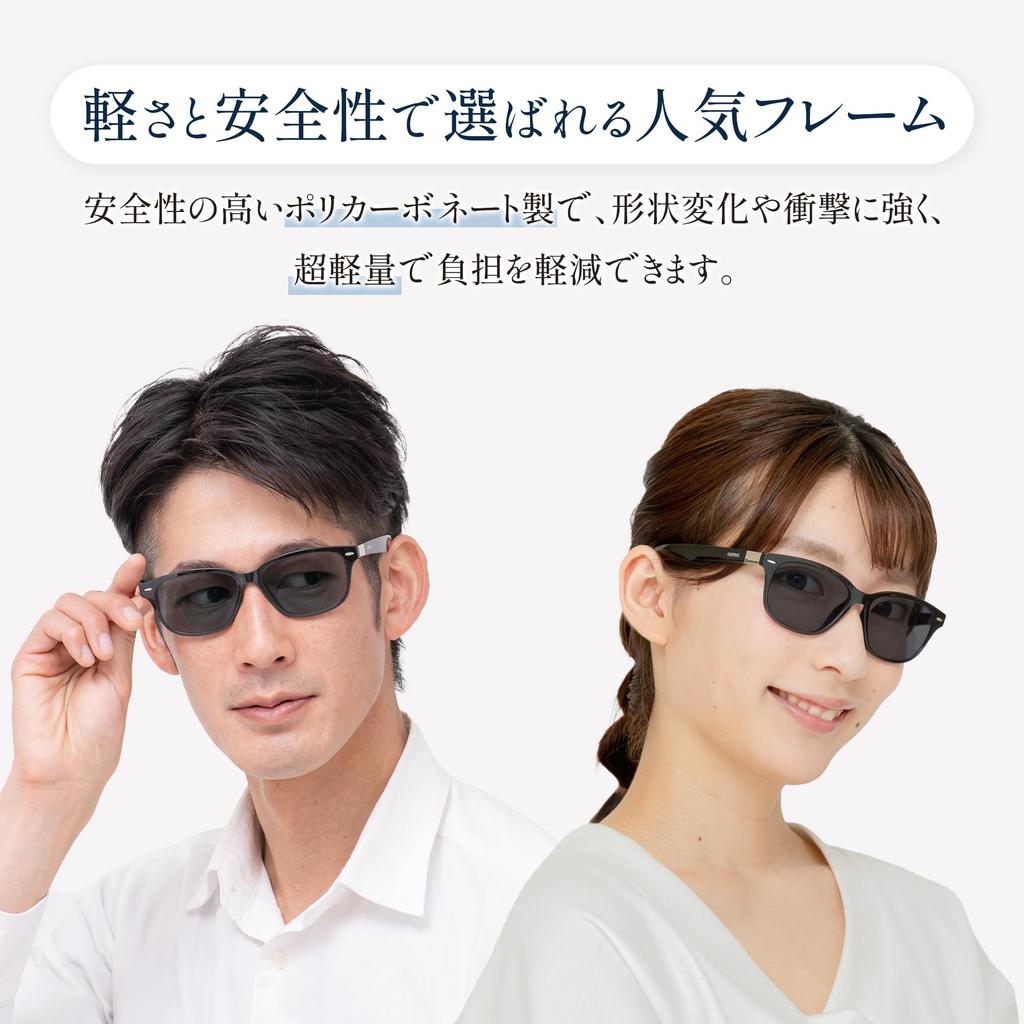 Polarized Sunglasses for Light Gray Wellington Flexible for [Adventure King] Fishing, Lenses, Men's Style, [Sabae Design/Ultra-Lightweight Frame],