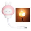 Cute Animal Shaped Night Light USB LED Soft Cartoon Baby Nursery Sleeping Lamp Kid Gift