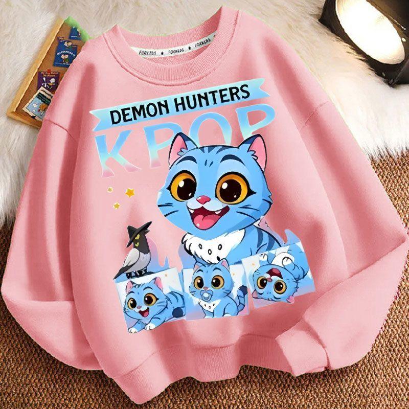 Children's Fashion Sweatshirts for Spring and Autumn, Long-sleeved Casual Sweatshirts for Boys and Girls