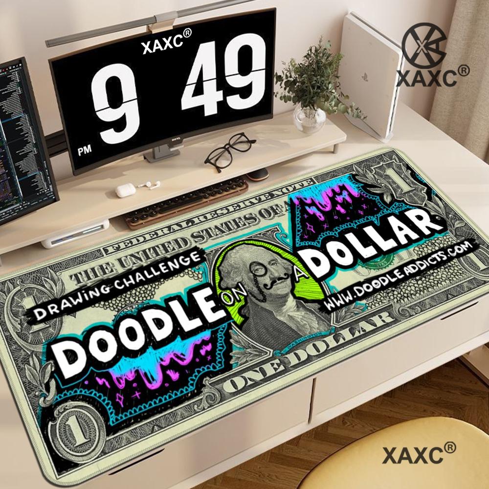 Dollar Desktops Gaming Keyboard Extended Pad Desk Accessories Office Pc Gamer Computer Mat Mouse Mats Mousepad X Xxl Setup