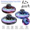 Flynova Led Ufo Flying Saucer Induction Aircraft Remote Control Mini Drone Toys Anti Gravity Spinning Top Gesture Suspended Gyro