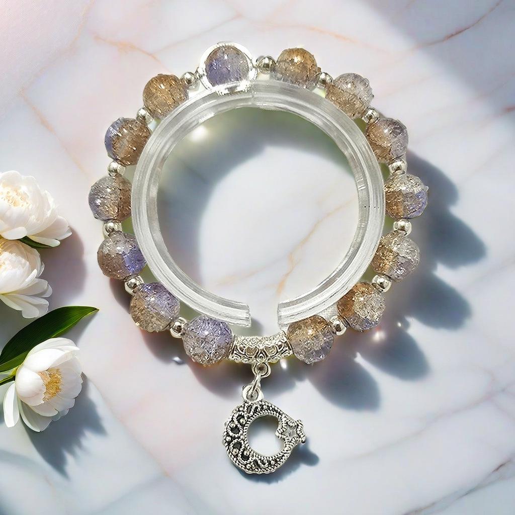 Daisy Popcorn Beaded Bracelet: Elegant Women's Hand Jewelry