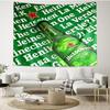 Heineken Print Tapestry - Portable Wall Decor Cloth, for Home, Dorm, Travel, Bedroom, Living Room - Ideal Birthday Housewarming Gift