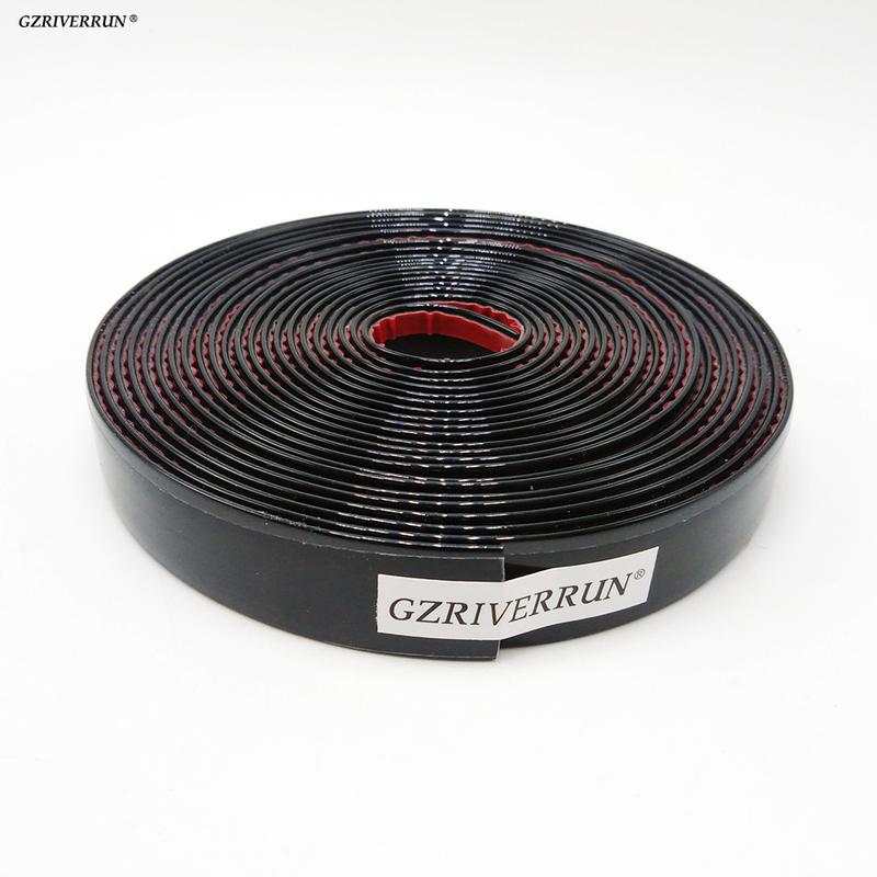 Striscia 20mm 5Metri Nera Modanatura Decorazione Styling Griglia Laterale Protezione Portiera Auto Protezione Paraurti Camion SUV 16ft