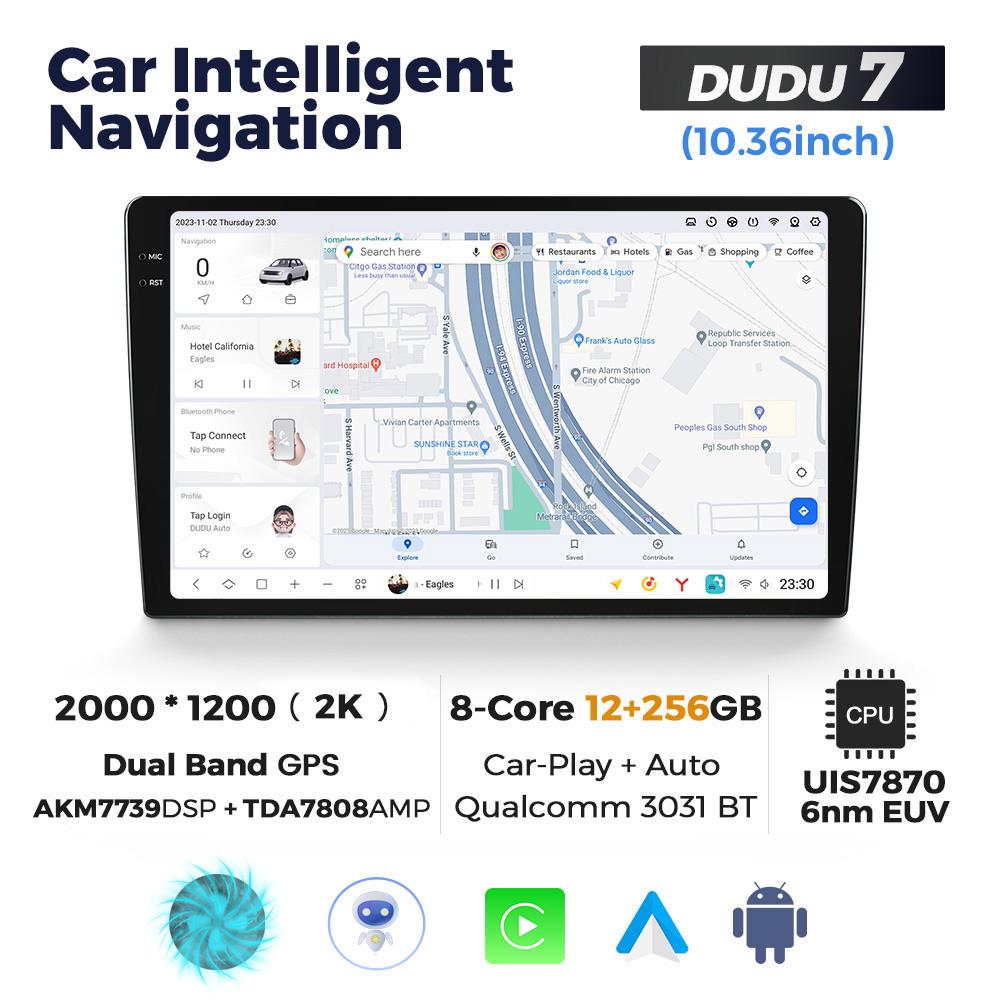 DUDU7 Universal 9.5" 10.36" 11.5" 13 Inch Android Car Radio Stereo Multimedia Video Player GPS CarPlay Auto Intelligent Systems