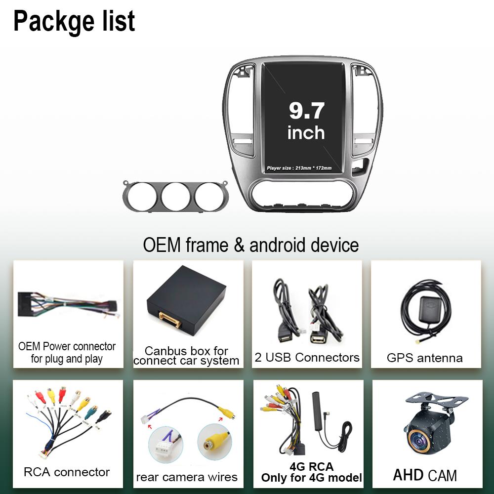 9.7 Inch Vertical Screen For Nissan Bluebird Sylphy G11 2005 - 2012 Car Radio Multimedia Player No 2 Din Autoradio Android 14