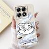 Für Xiaomi 14T Hülle 14T Pro Cover Süßer Cartoon-Panda Weiches Flüssigsilikon Stoßfest Funda Für Xiaomi 14T Pro Mi14TPro 5G Hülle